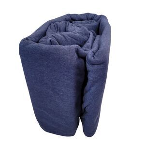 Martha Stewart Queen Jersey Knit Sheet Set Blue 4-Pc. Queen New